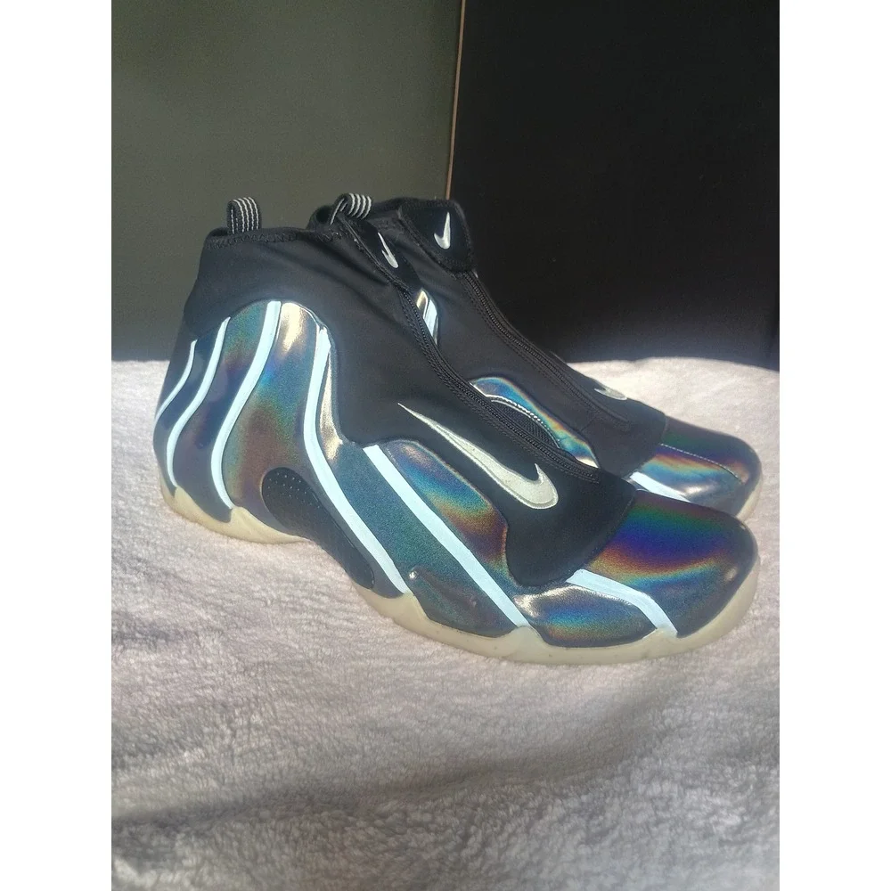 Nike Air Flight One Topaz Mist Iridescent Basketball Shoes Men's 11 A09378-001